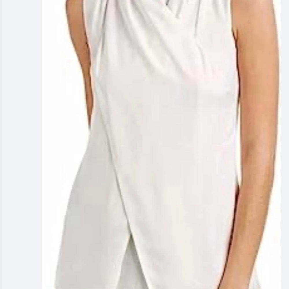 CAbi Off White Sleevless blouse Never Worn